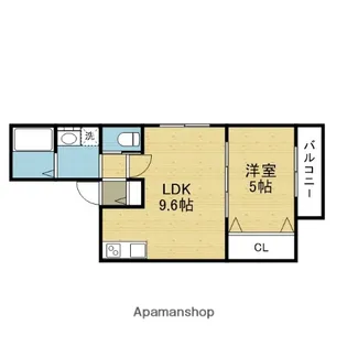 セレニティ加美南B棟【1階】の間取り