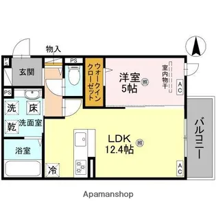 パサログランデ背戸口【2階】の間取り