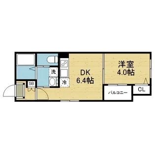 ハーモニーテラス平野ドゥエ【3階】の間取り