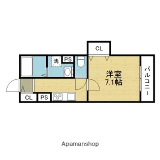 イトーピアホーム近大前【2階】の間取り