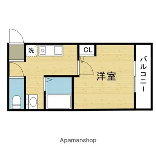 COURT GIN【301号室】の間取り