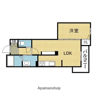 アミティ5【3階】の間取り