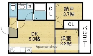 D PORTA GRANZ【1階】の間取り