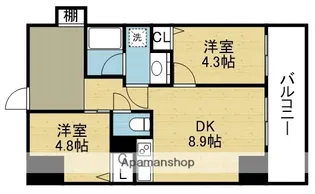 ハイラインⅤ【14階】の間取り