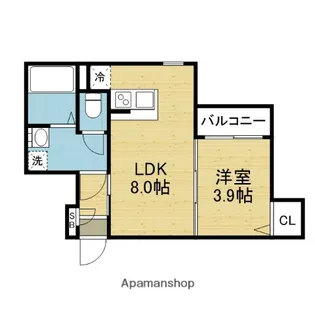 ROBOT HOME 平野(ロボットホーム ヒラノ)【102号室】の間取り