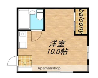 コーポみと パート2【301号室】の間取り