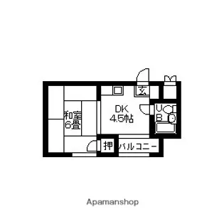 ロータリーマンション布施南【307号室】の間取り
