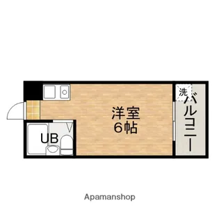 YOUハイム北深江【305号室】の間取り