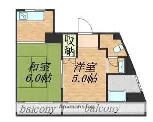 トリム東大阪【501号室】の間取り
