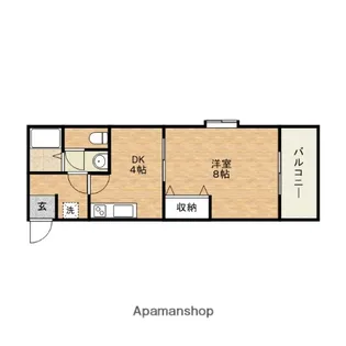 WK第2ビル【303号室】の間取り
