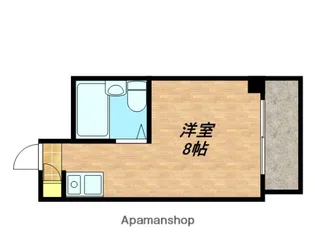 シティーアークイーストワン【5A号室】の間取り