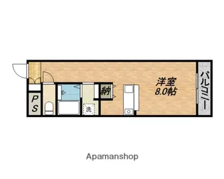 RINコート巽東【3階】の間取り