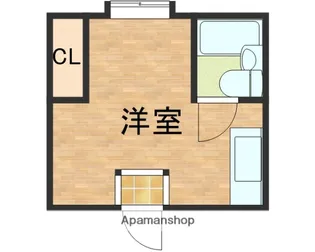 シャトードーム今里【206号室】の間取り