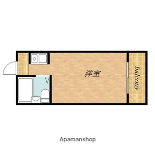 マキノマンション【302号室】の間取り