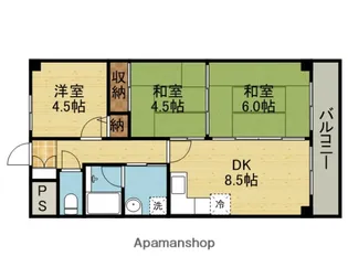 LANDSCAPE【7階】の間取り