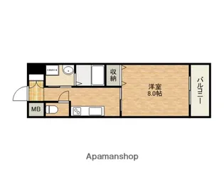 大阪府大阪市城東区鴫野西1丁目【マンション】の間取り