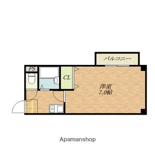 緑橋ルグラン【5階】の間取り