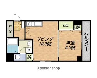 グレイス今里【2階】の間取り