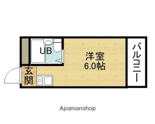 1Rの間取り画像