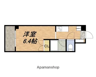 AIDO(アイドゥ)【405号室】の間取り