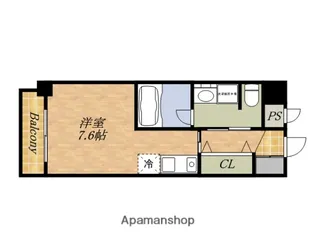 FUEGENKI玉造【6階】の間取り