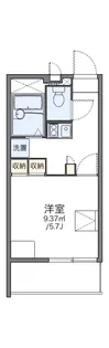 レオパレス平野南【2階】の間取り