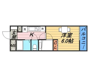 レオパレスソフィア【1階】の間取り