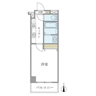 シュロス ヒロカズ 大手前【6階】の間取り