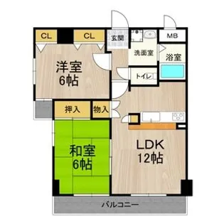 GATHERIA PACE【7階】の間取り