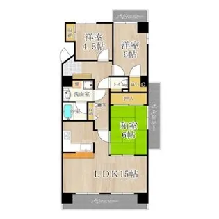 パードレ関目【8階】の間取り