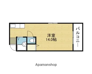 RIHITO南巽【601号室】の間取り