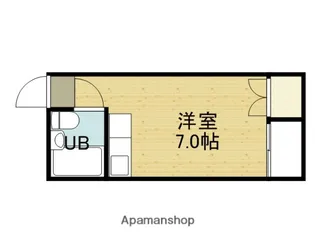 VALENTIA TATSUMINISHI【4F北号室】の間取り