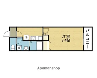 ロータスコートⅡ【201号室】の間取り
