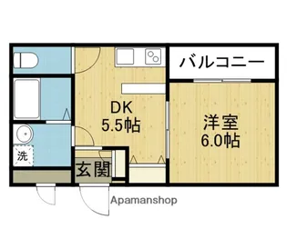 プリマベーラ新今里【6階】の間取り