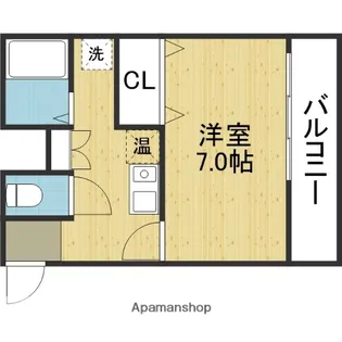 パセオ・カイテ【5階】の間取り
