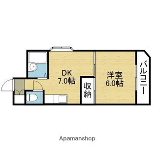 PALMIZIO鶴橋【7階】の間取り