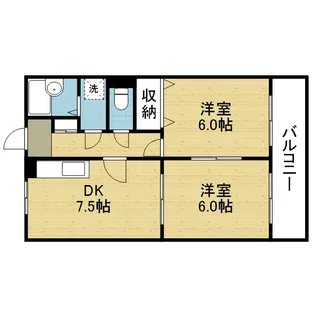 PALMIZIO鶴橋【3階】の間取り