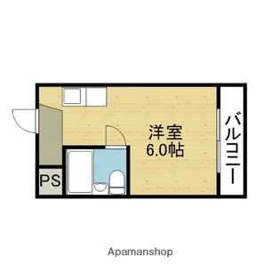 ロイヤルコート【408号室】の間取り