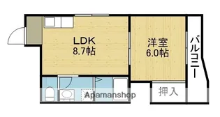 ハイツ泰陽【7A号室】の間取り