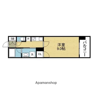 トレス・アコルデ【6階】の間取り