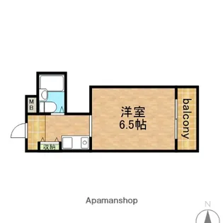 メゾンポエム【2階】の間取り