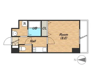 フェリーチェ本町EST【401号室】の間取り