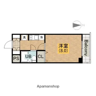 ラーク浜田ビル【7階】の間取り