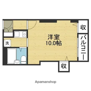 トーエイマンション【406号室】の間取り