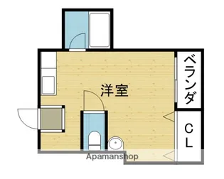 サニーガーデン大今里【202号室】の間取り