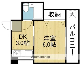 ビッグヒル上町【301号室】の間取り
