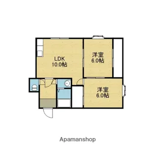 エンパイヤシティ【605号室】の間取り