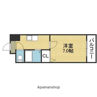ル・グラン琴【5階】の間取り