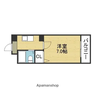 ル・グラン琴【405号室】の間取り