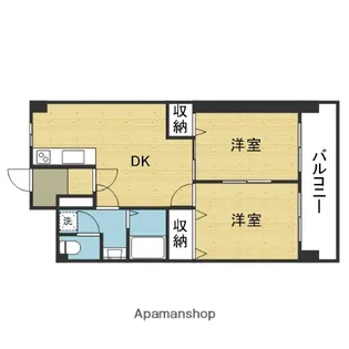 大手前コープ【10階】の間取り